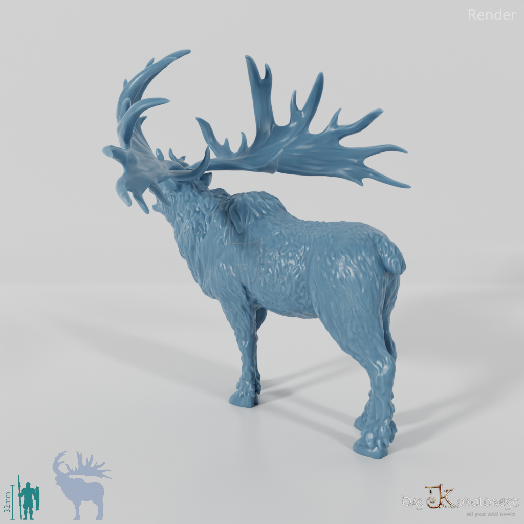 Megaloceros 02 - StoneAxe Miniatures