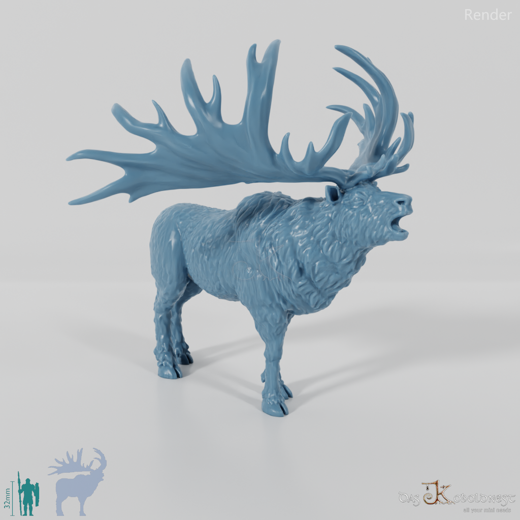 Megaloceros 02 - StoneAxe Miniatures