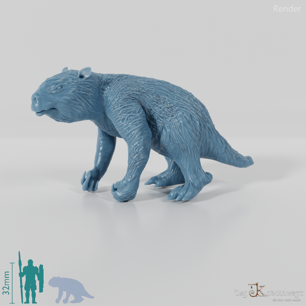 Megatherium americanum 08 (Jungtier) - JJP