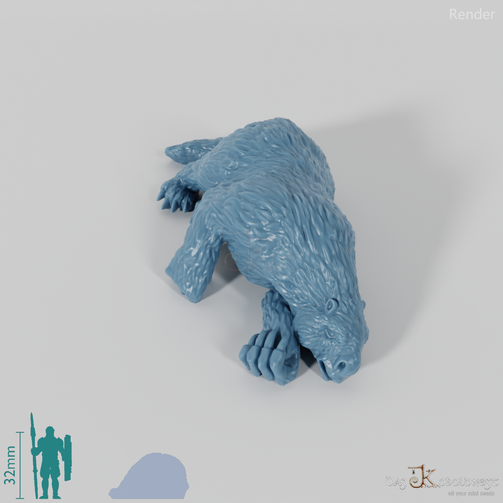 Megatherium 05 (Kadaver) - StoneAxe Miniatures