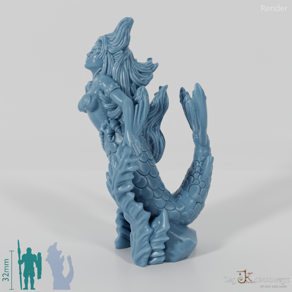 Geschmückte Meerjungfrau 02