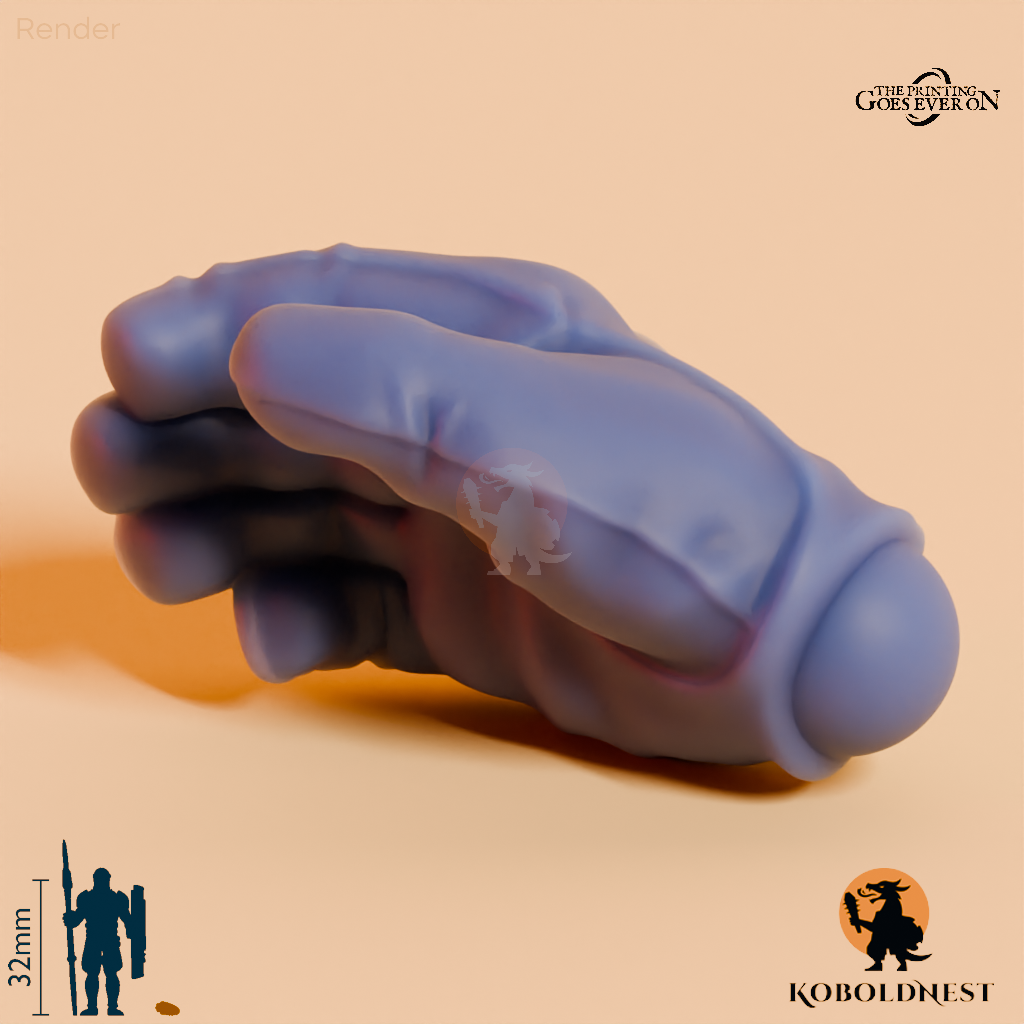 Minenzwerg-Hand, Entspannt A