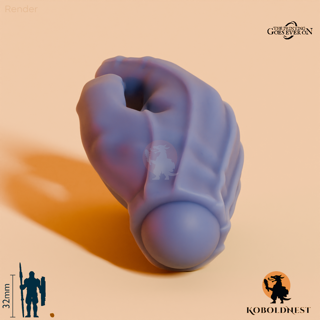 Minenzwerg-Hand, entspannt B