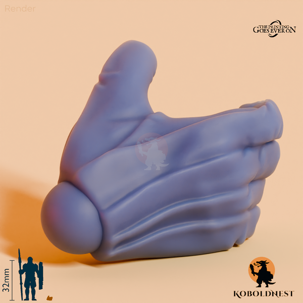 Minenzwerg-Hand, Zugreifend