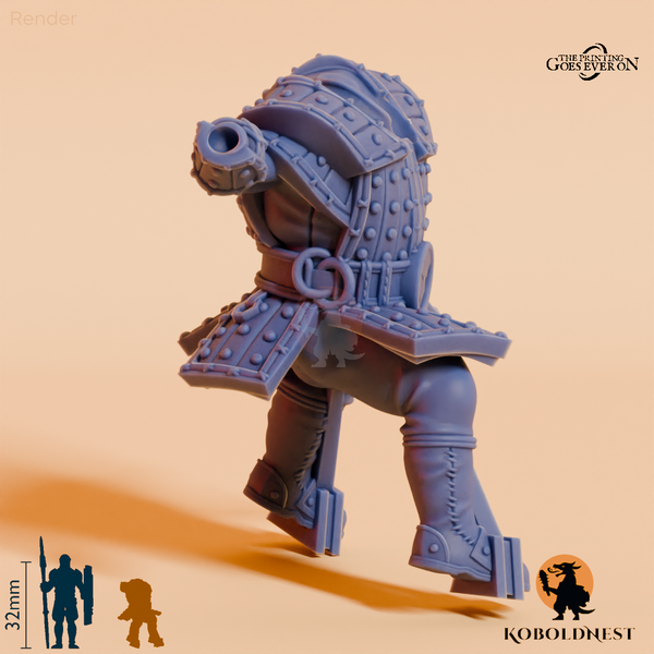 Modularer Minenzwerg-Axtwerfer A (Beritten)