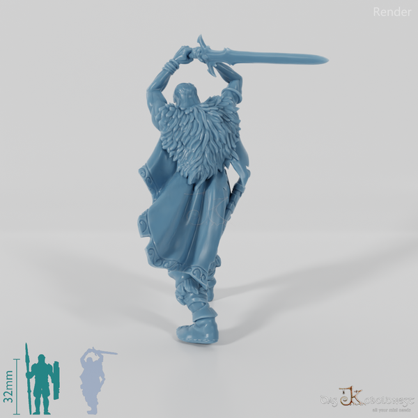 Wylder, Monsterjäger in Angriffshaltung