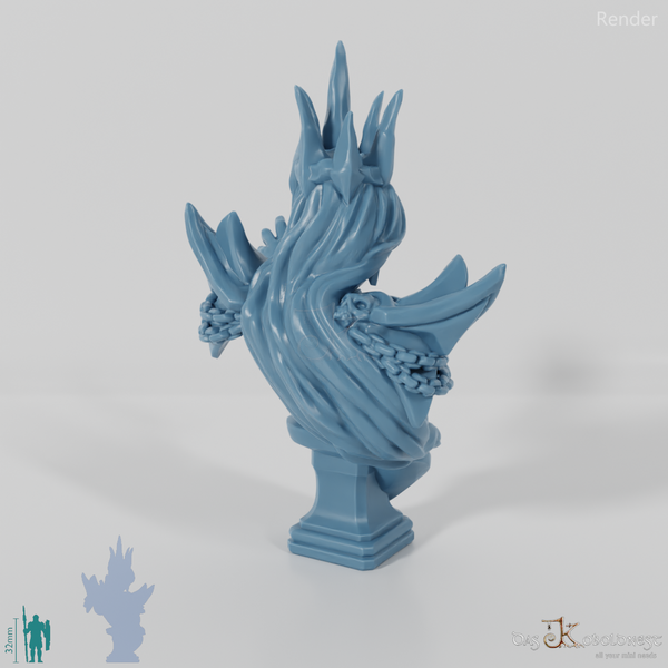 Büste - Königin Morana mit ausgestreckter Hand