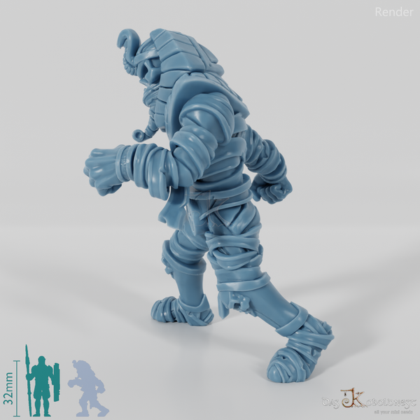 Mumifizierter Pharao 01