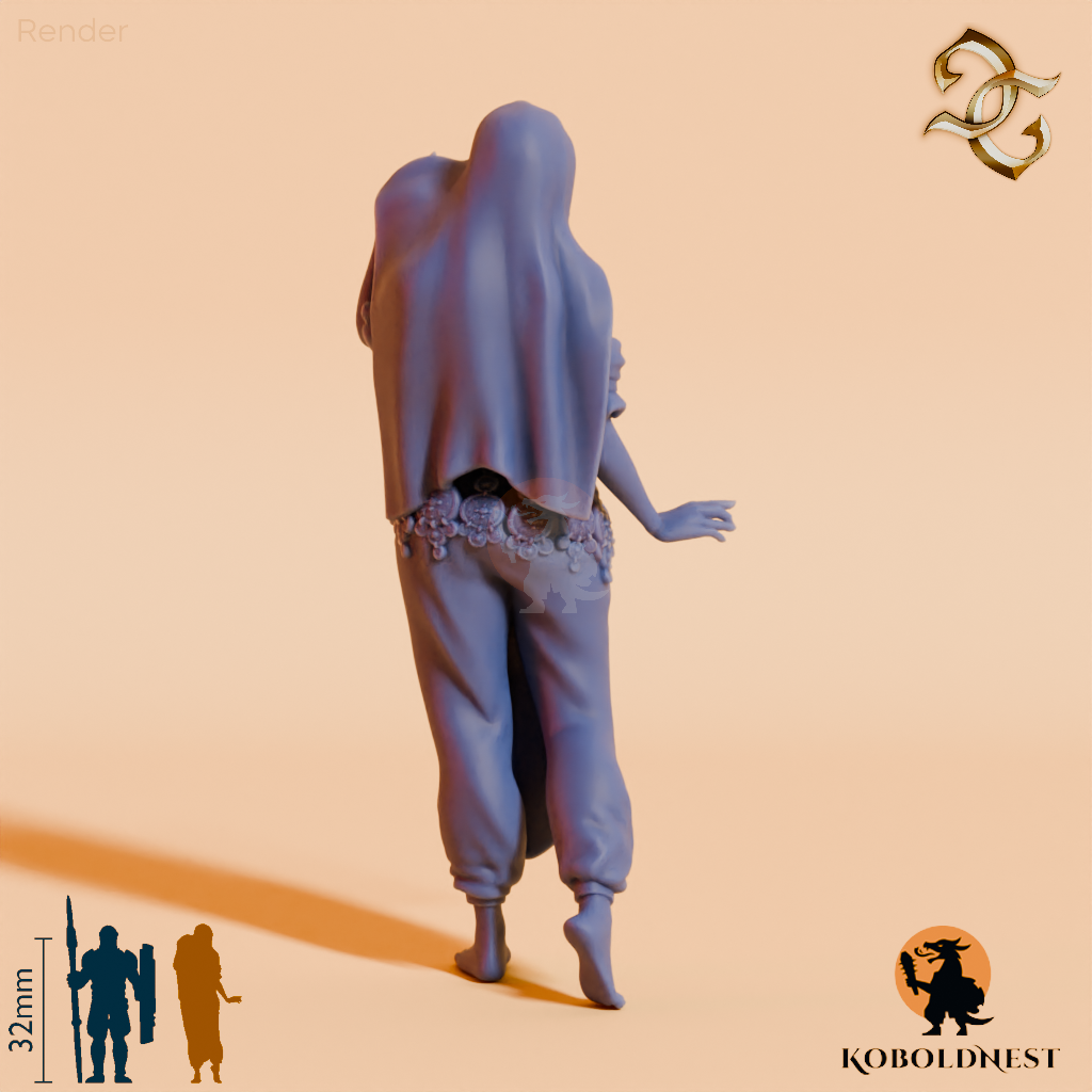 Nashwa al-Layali, Verschleierte Tänzerin