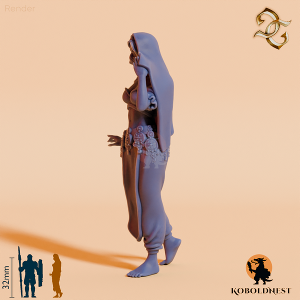 Nashwa al-Layali, Verschleierte Tänzerin