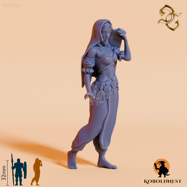 Nashwa al-Layali, Verschleierte Tänzerin