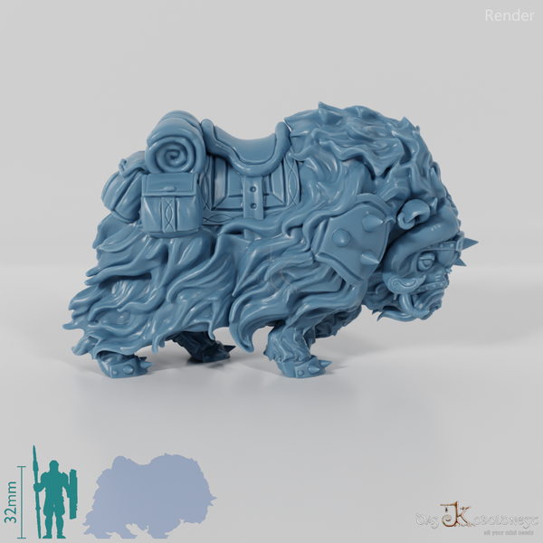 Horgarth, Gesattelter Moschusochse