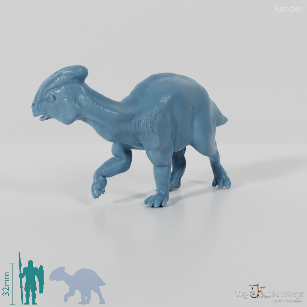 Parasaurolophus walkeri 06 (Jungtier) - JJP