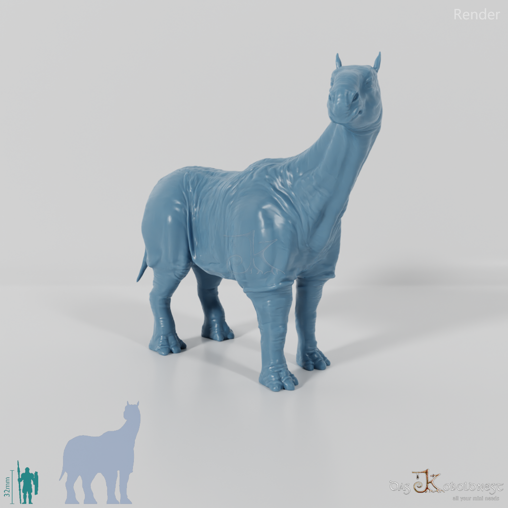 Paraceratherium 02 - StoneAxe Miniatures