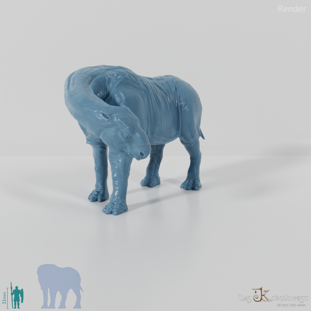 Paraceratherium 03 - StoneAxe Miniatures