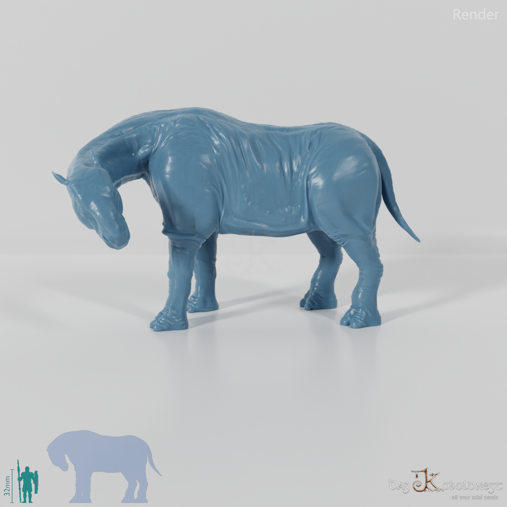 Paraceratherium 03 - StoneAxe Miniatures