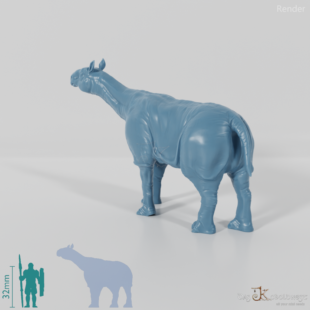 Paraceratherium 06 (Jungtier) - StoneAxe Miniatures