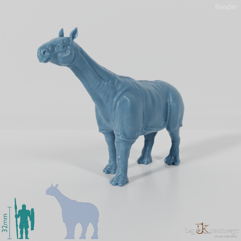 Paraceratherium 07 (Jungtier) - StoneAxe Miniatures