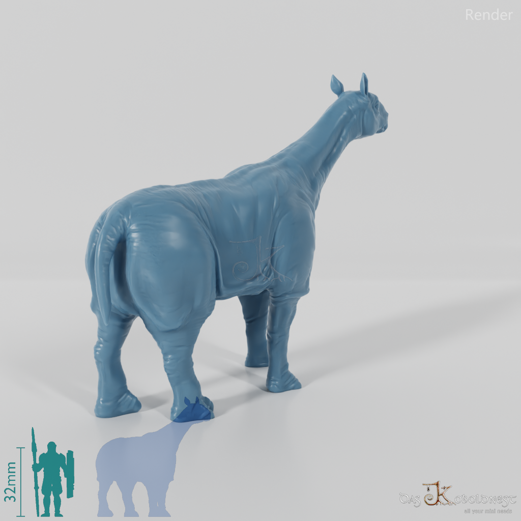 Paraceratherium 07 (Jungtier) - StoneAxe Miniatures