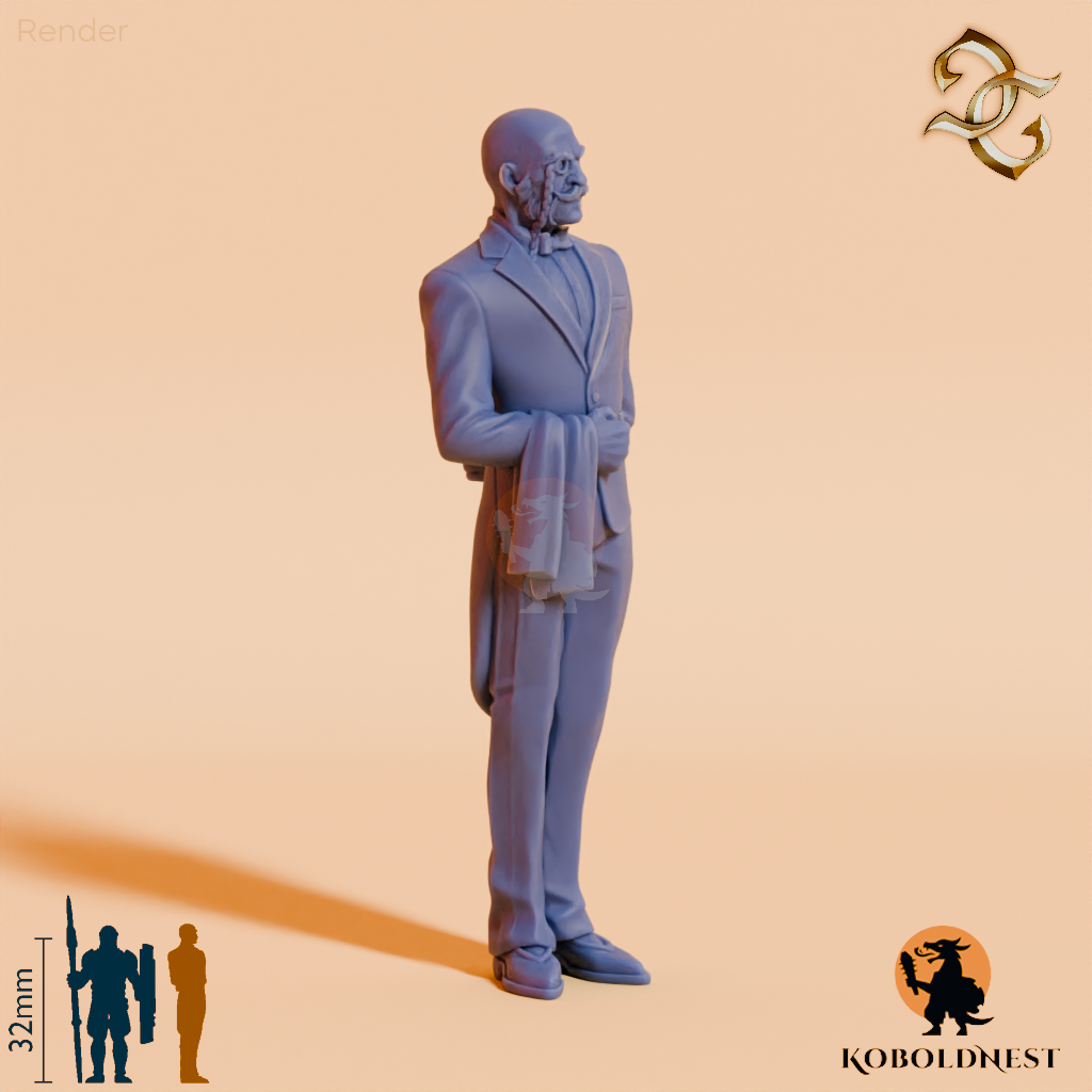 Percival, Diskreter Butler