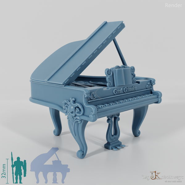 Flügel mit Klavierhocker