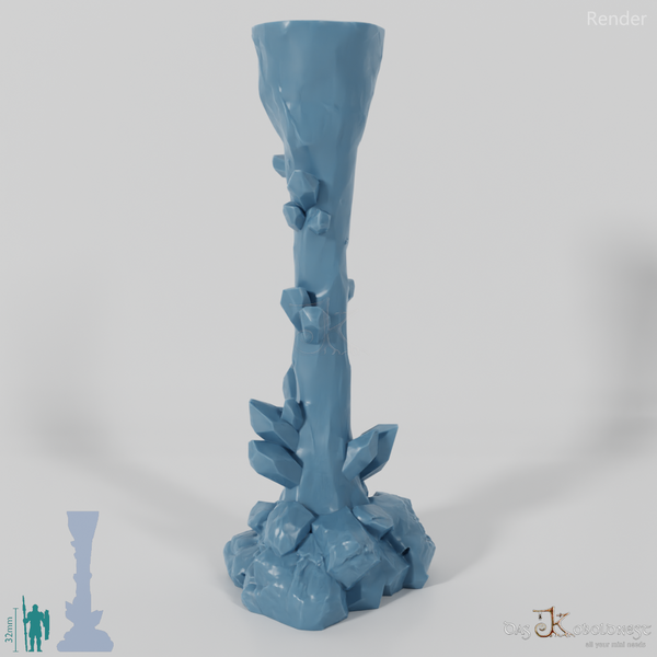 Kristallene Tropfsteinsäulen