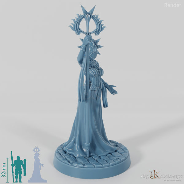 Astralelfen-Priesterin mit Maske 01