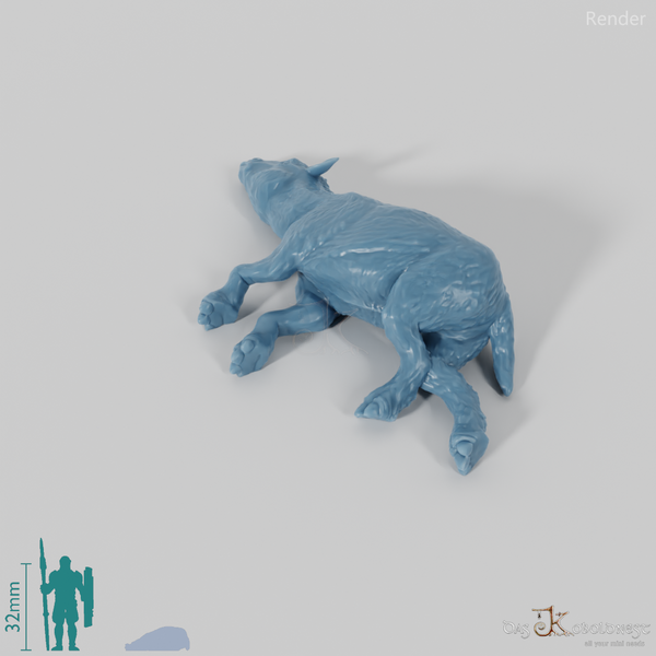 Propalaeotherium 06 (Kadaver) - StoneAxe Miniatures