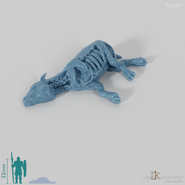 Propalaeotherium 07 (Kadaver) - StoneAxe Miniatures