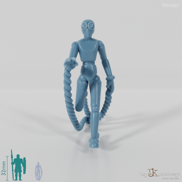 Animierte Marionette - Rennend 01