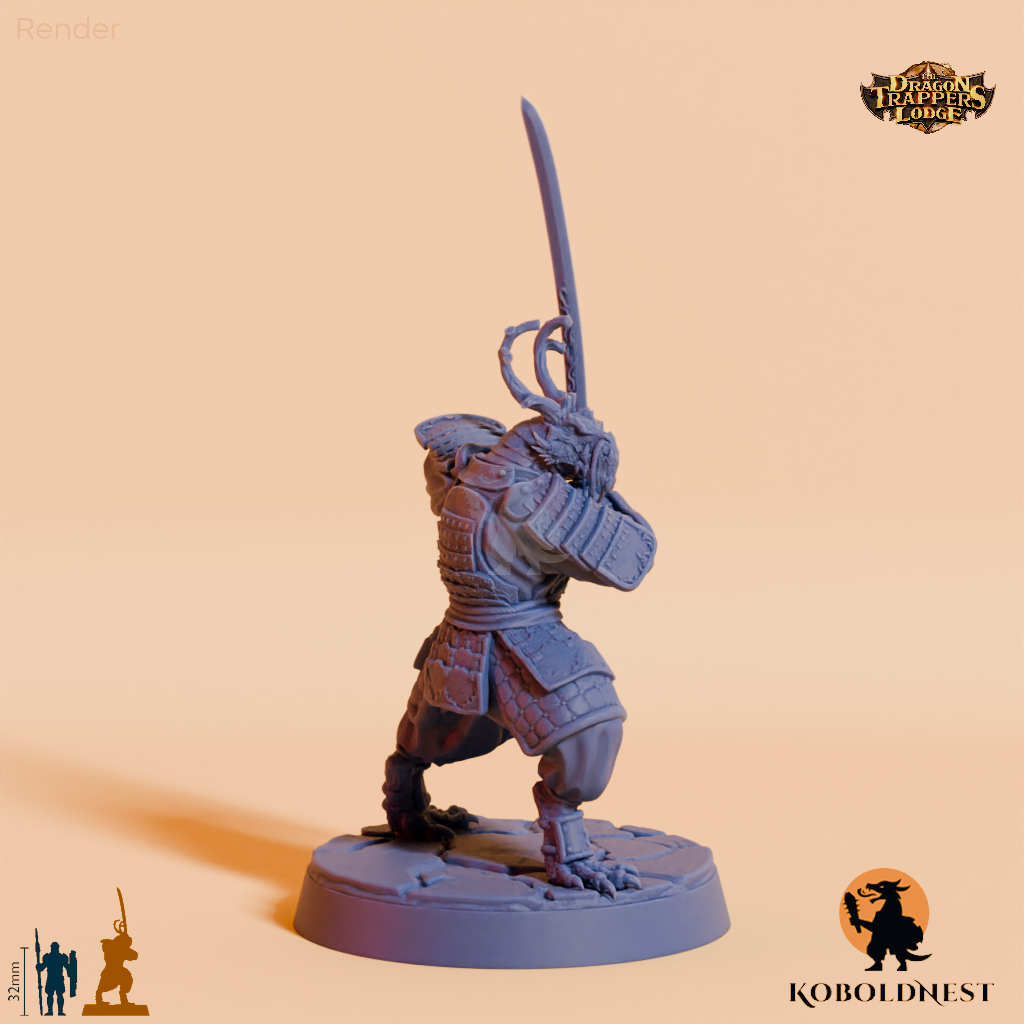 Ryuji Jadescale, Drachenvolk-Samurai