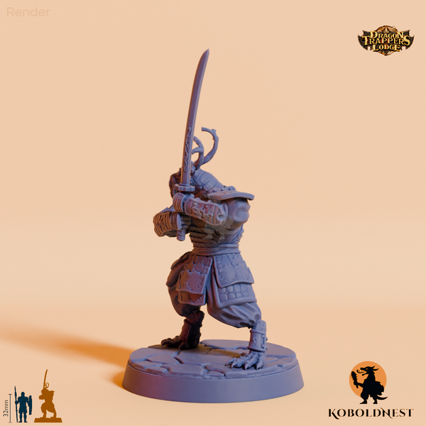 Ryuji Jadescale, Drachenvolk-Samurai