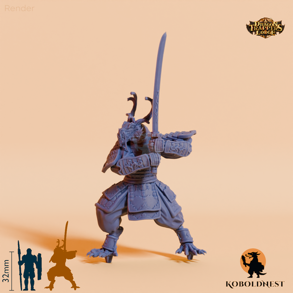 Ryuji Jadescale, Drachenvolk-Samurai