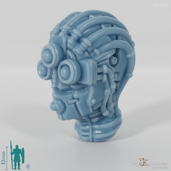 Frauenkopf - SciFi Mech