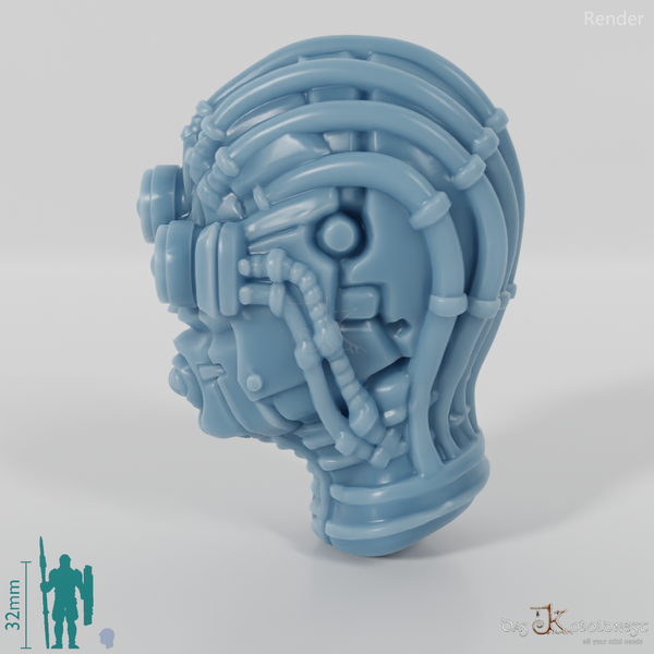 Frauenkopf - SciFi Mech
