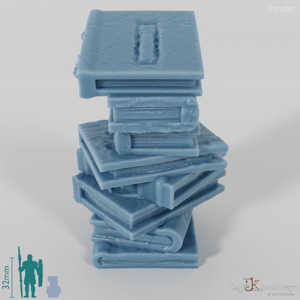 Buch - Hoher Bücherstapel 02