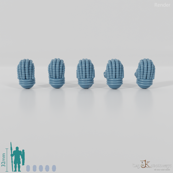 Void Blessed Soldiers - Savage Gladiator Köpfe Komplettset