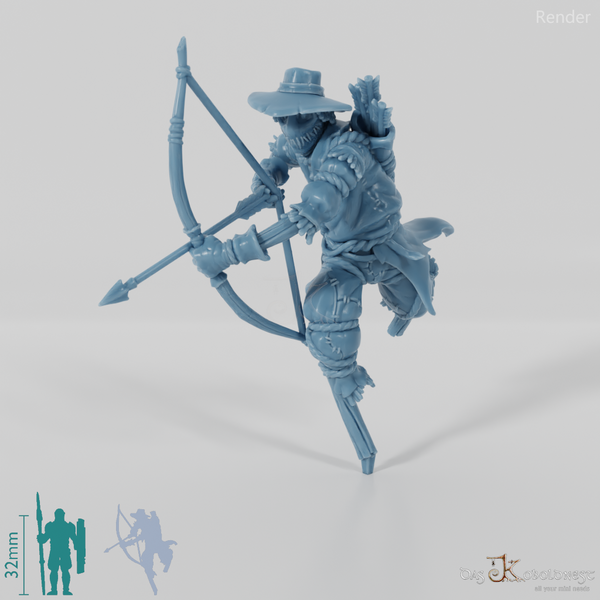 Vogelscheuchen-Bogenschütze 02