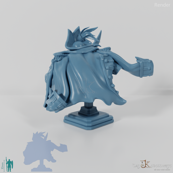 Büste - Roar, vernarbter Orkpirat