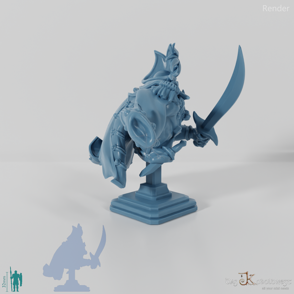 Büste - Roar, vernarbter Orkpirat