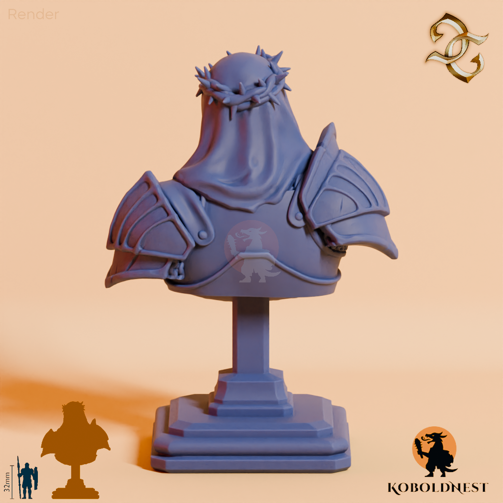 Büste - Ser Baldur, Captain der Inquisition