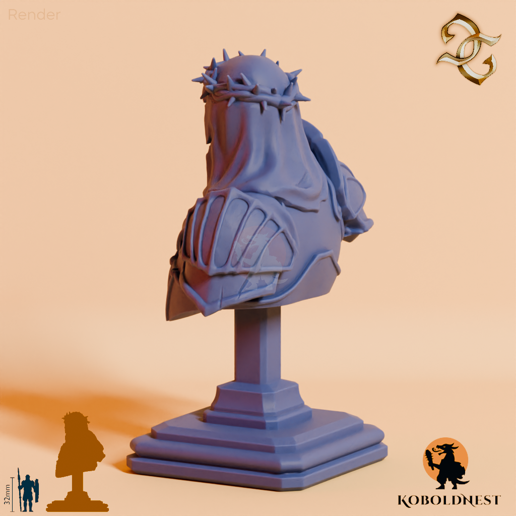 Büste - Ser Baldur, Captain der Inquisition