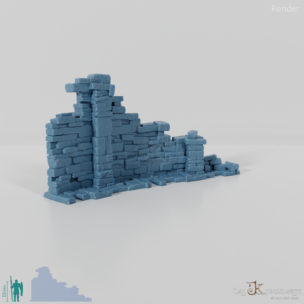 Verfallenes Ruinensegment D