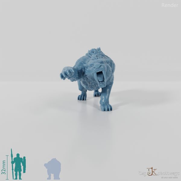 Smilodon 01- StoneAxe Miniatures