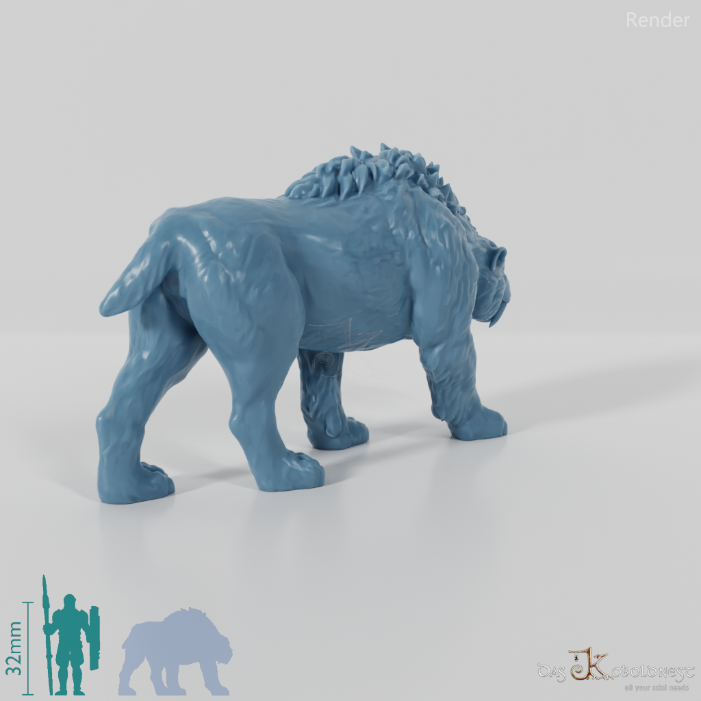 Smilodon 04- StoneAxe Miniatures