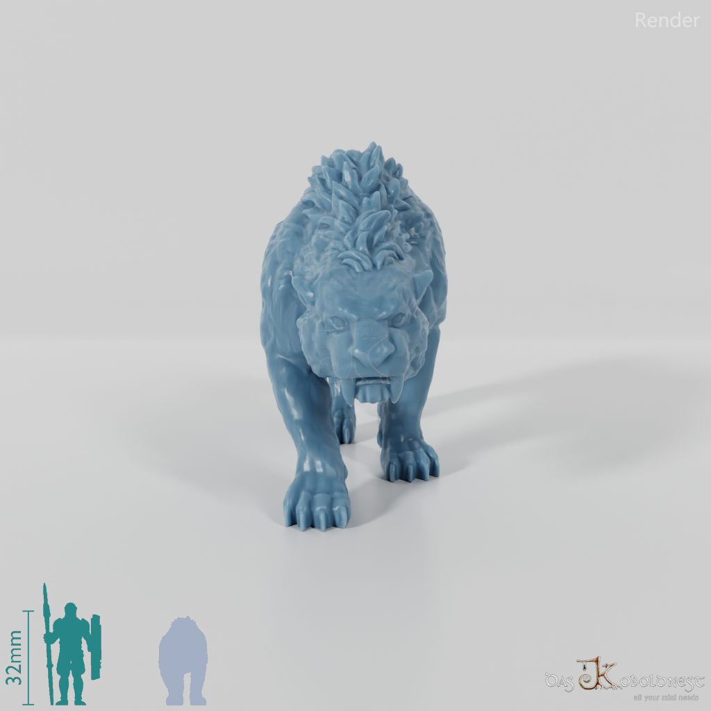 Smilodon 04- StoneAxe Miniatures