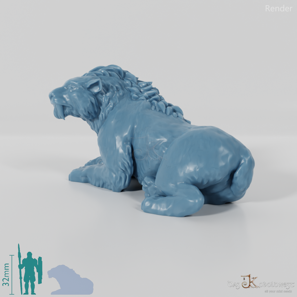 Smilodon 05- StoneAxe Miniatures