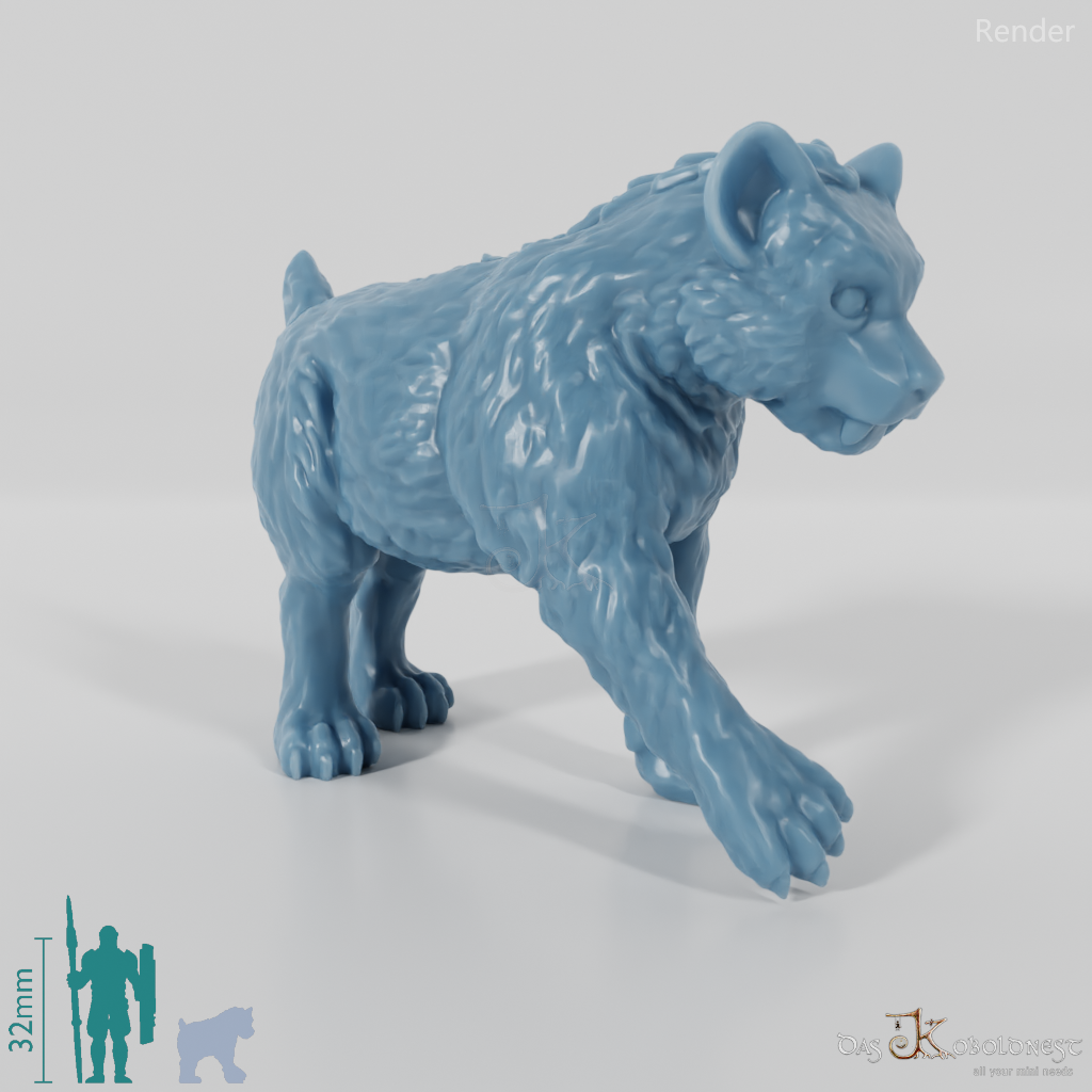 Smilodon 09 (Jungtier) - StoneAxe Miniatures