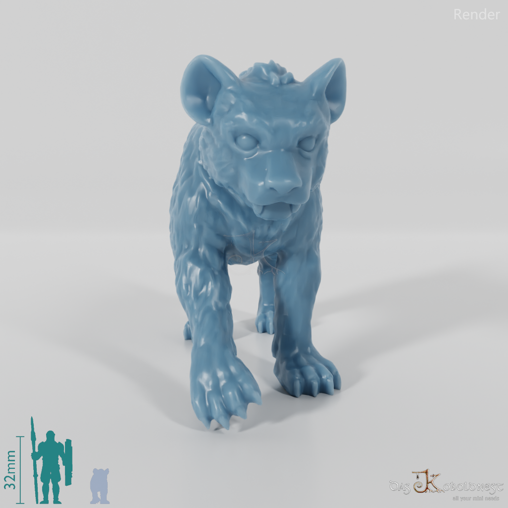 Smilodon 09 (Jungtier) - StoneAxe Miniatures