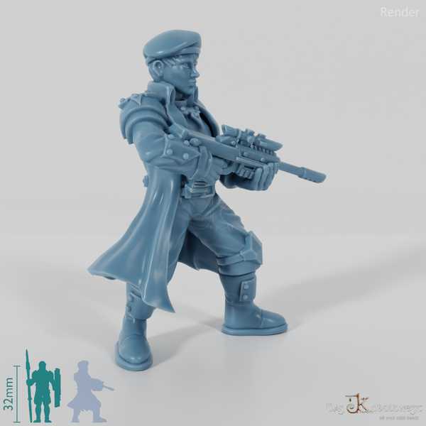 Space Soldiers - Infanterie mit Scharfschützengewehr 01